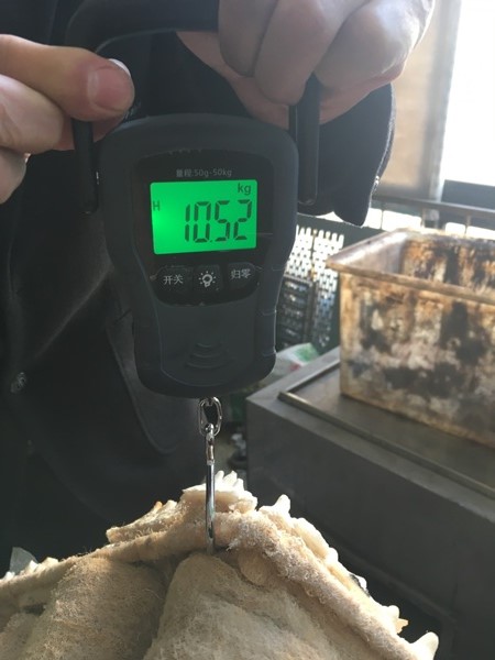 捕捉漆雾后称重