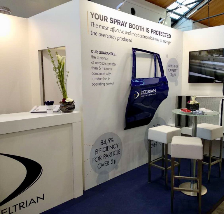 国际工业涂料技术展览会DPA漆雾过滤器展示