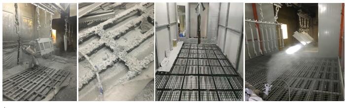 喷漆房水性油漆漆雾去除现场