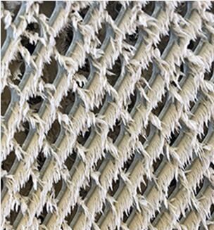 被漆雾污染的高温过滤器