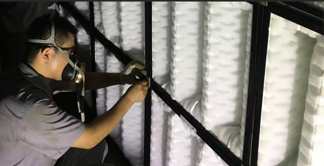 保险杠涂装中的漆雾过滤器