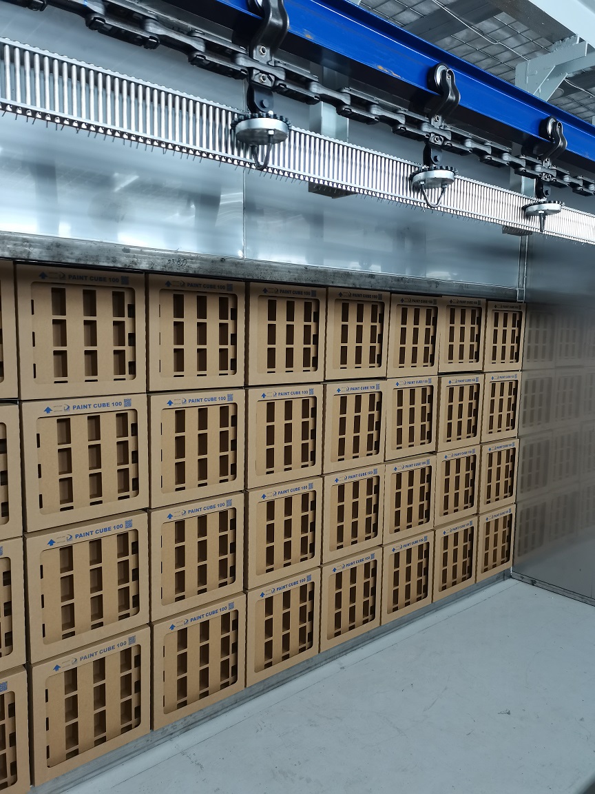 干式漆雾过滤纸盒泵喷房应用 干式漆雾过滤纸盒泵喷房应用